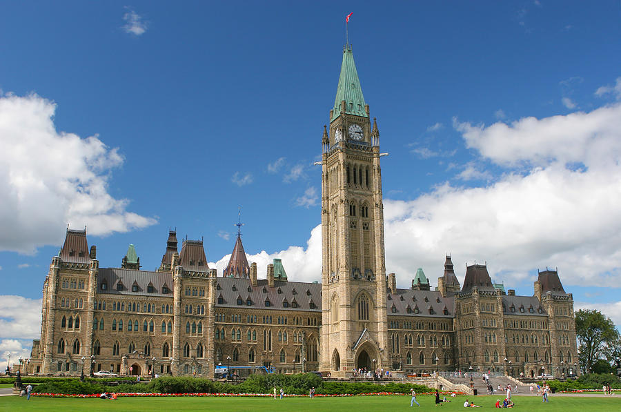 Canadian Parliament in Ottawa City Photograph by Buzbuzzer