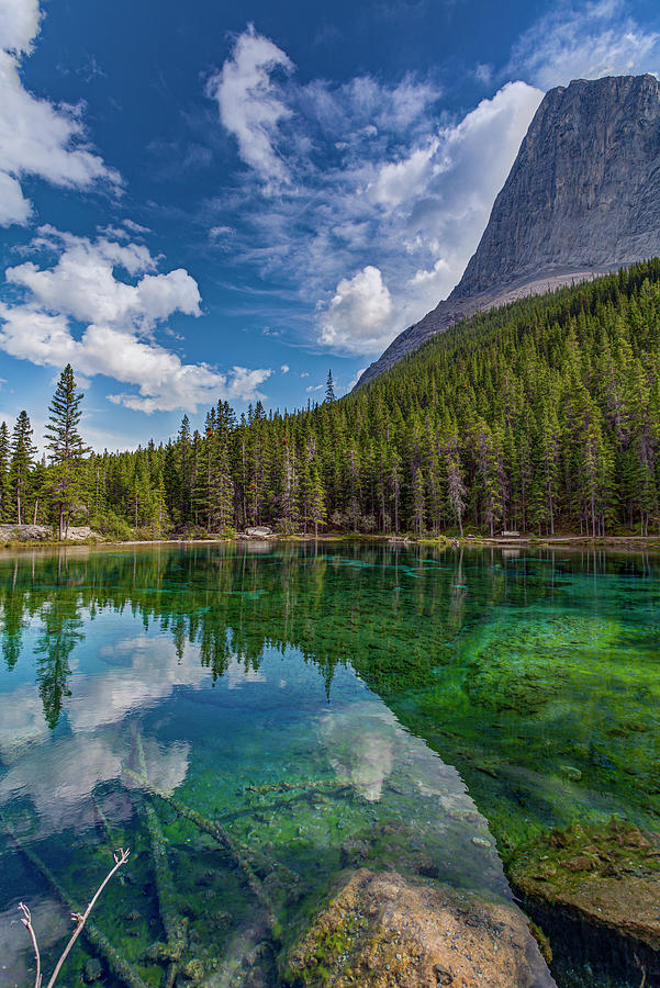 Canadian Rockies. Grassi Lakes, short hike near Banff. Photograph by Tommy Farnsworth