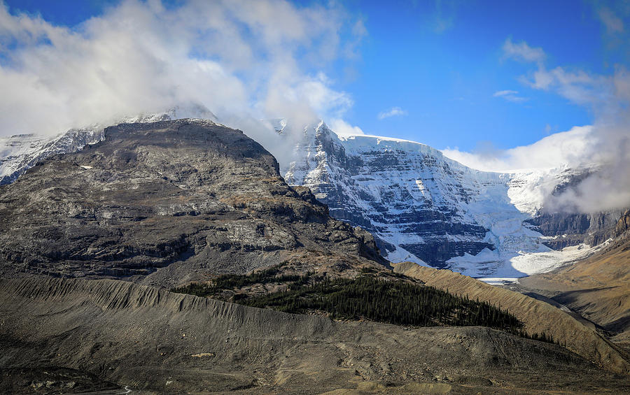 Canadian Rockies Landscape Columbia Icefield Photograph by Dan Sproul