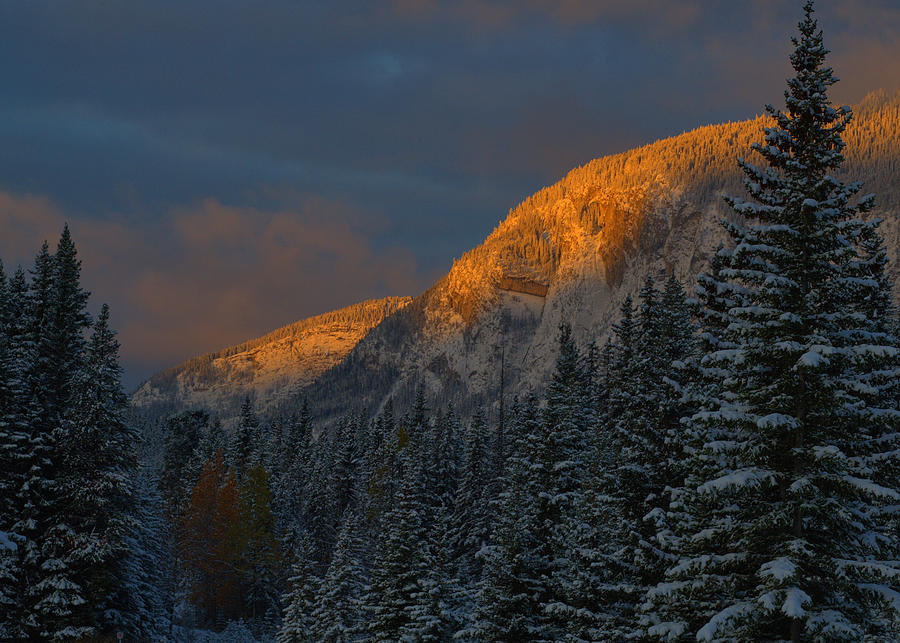 Canadian Rockies Mountain Sunrise 2 Photograph by Stephen Vecchiotti