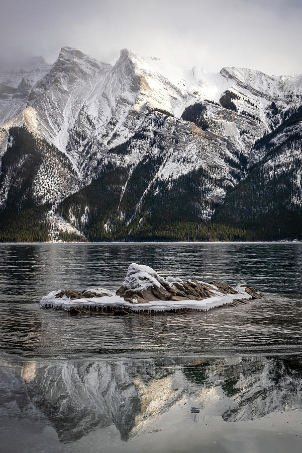 Canadian Rockies Winter Photograph by Serge Skiba