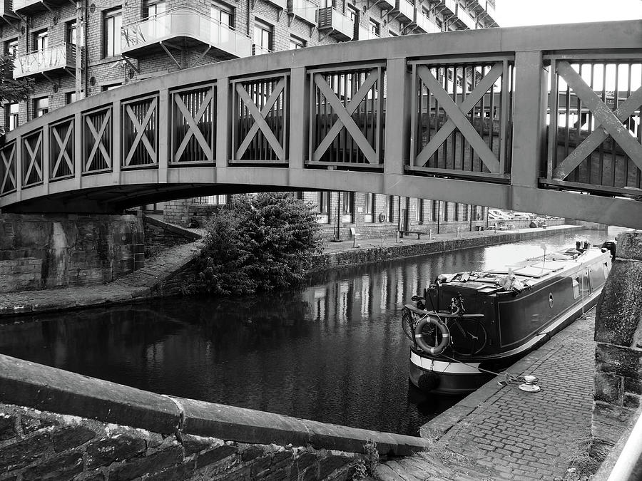 Canal Bridge In Brighouse Photograph by Philip Openshaw - Pixels