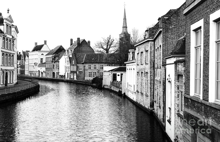 Canal Curves in Bruges Photograph by John Rizzuto