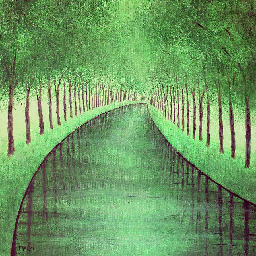 Canal du Midi Painting by K McCoy