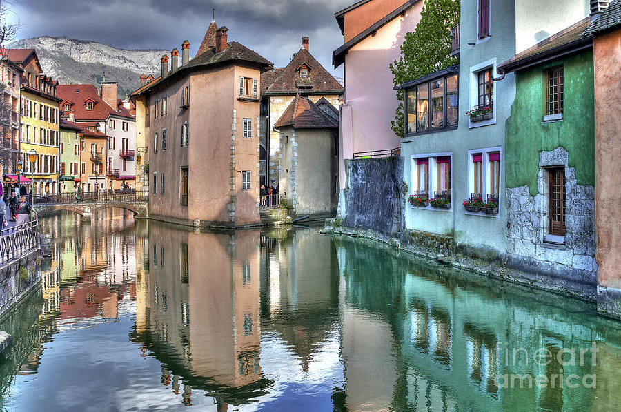 Canal du Thiou - Annecy - Haute Savoie - France Photograph by Paolo Signorini