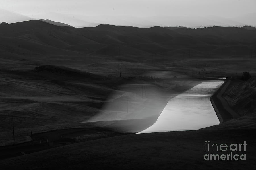 Canal Dusk Bw Photograph By Michael Ziegler Fine Art America