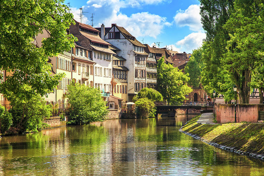 Canal in Petite France,Strasbourg Photograph by Stefano Orazzini