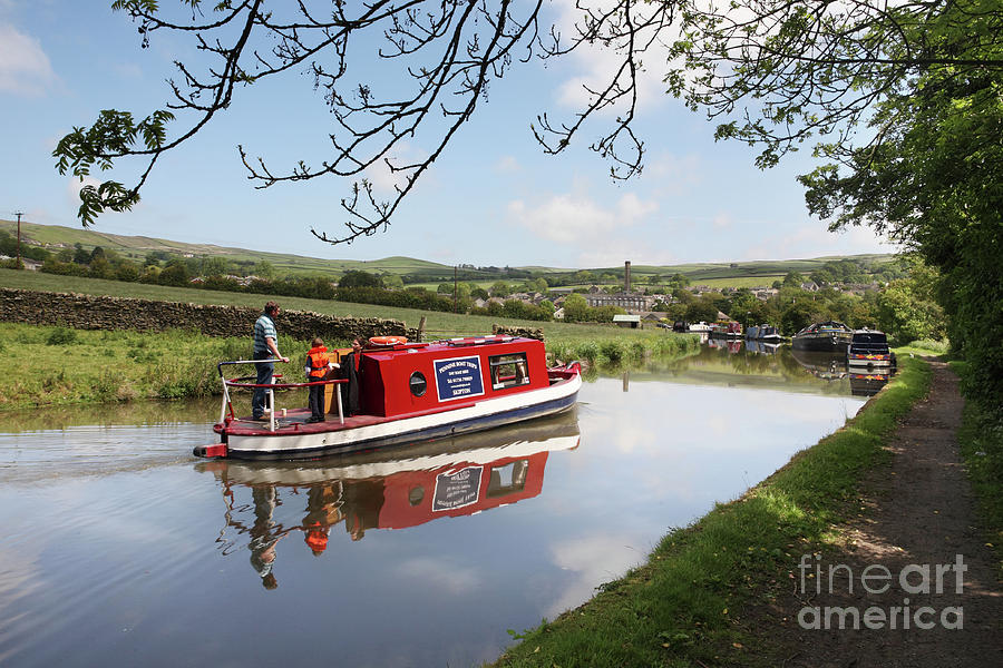Canal Narrow Boat  Photograph by Bryan Attewell