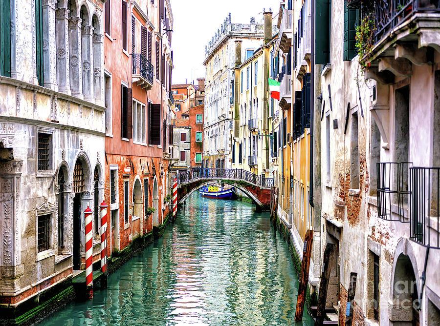 Canal Profile in Venice Italy Photograph by John Rizzuto