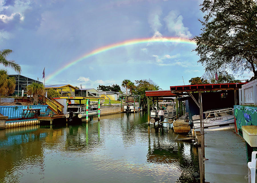 Canal Rainbow Photograph by Norman Peay