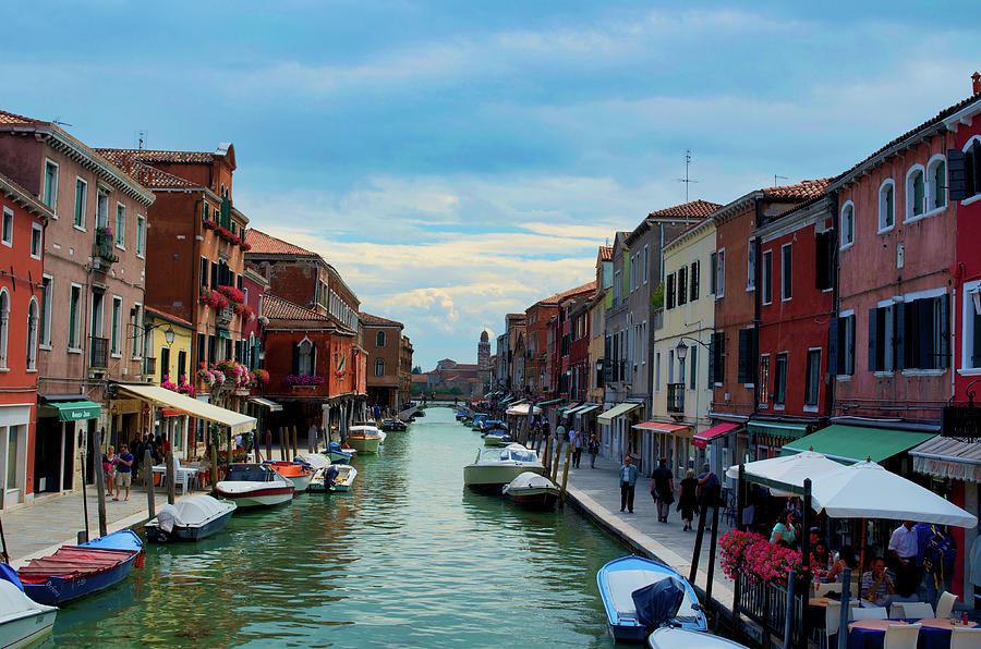 Canal Scene in Murano Photograph by Matthew DeGrushe