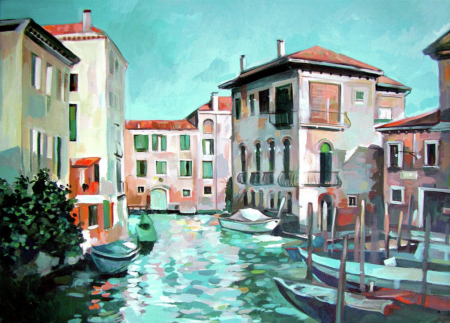 Canal - Venice, Italy Painting by Filip Mihail