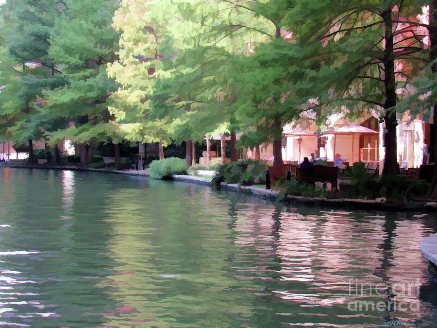 Canals in San Antonio Photograph by Roberta Byram