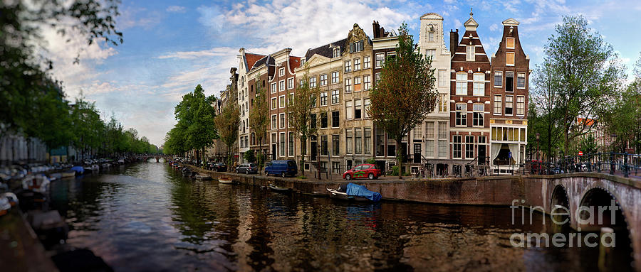 Canals Of Amsterdam Photograph by Doug Sturgess
