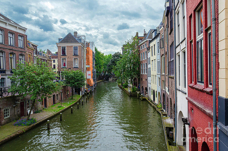 Canals of Utrecht Digital Art by Pravine Chester