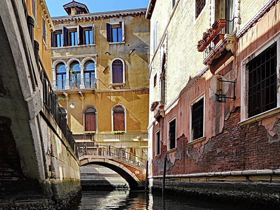 Architecture Photograph - Canals of Venice by Lyuba Filatova