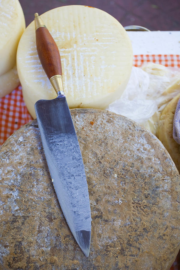 Canarian Knife and Cheese Photograph by Alex Bramwell