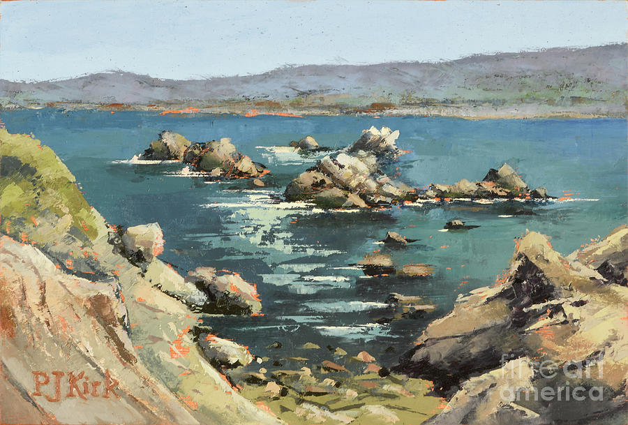 Canary Point Overlook Painting by PJ Kirk