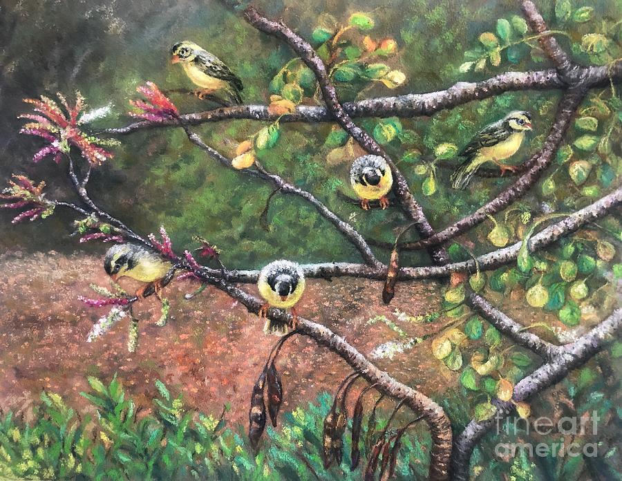 Canary Tree Pastel by Wendy Koehrsen