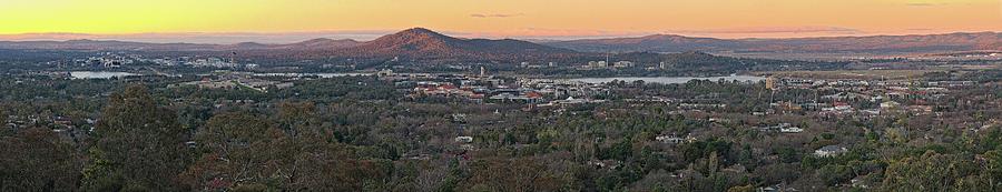 Canberra- Australia - Panorama from Red Hill 2 Photograph by Steven Ralser