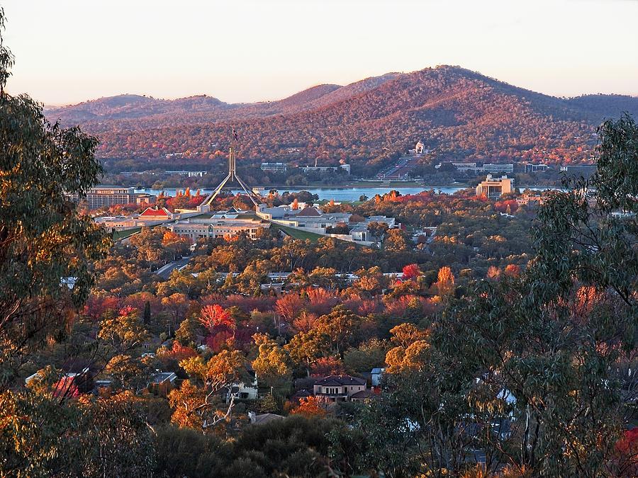 Canberra - Autumn 4 - Australia Photograph by Steven Ralser