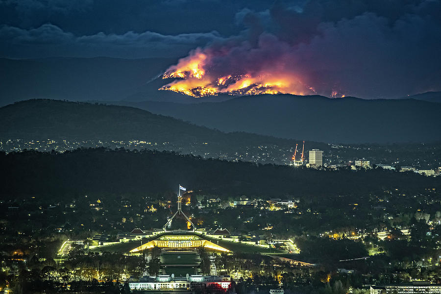 Canberra Bushfires Photograph