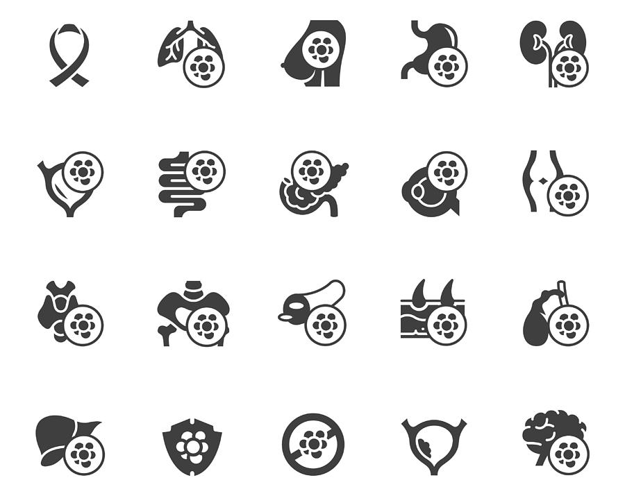 Cancer vector set Drawing by DivVector Cancer vector set Drawing by DivVector