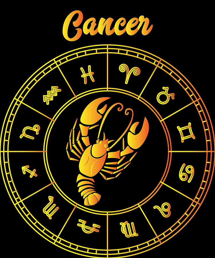 Cancer Zodiac Horoscope Astrology Birthday Digital Art by Ari Shok