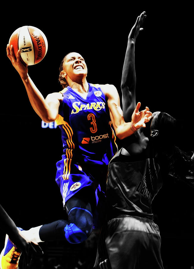 Candace Parker Mixed Media by Brian Reaves