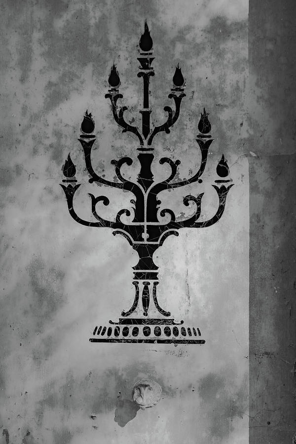 Candelabra in Pere Lachaise Photograph by Liz Albro
