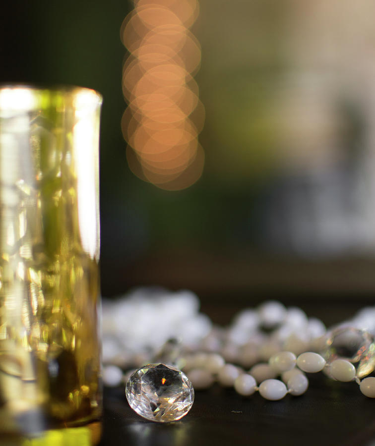 Candle and gem Photograph by Brian Howerton