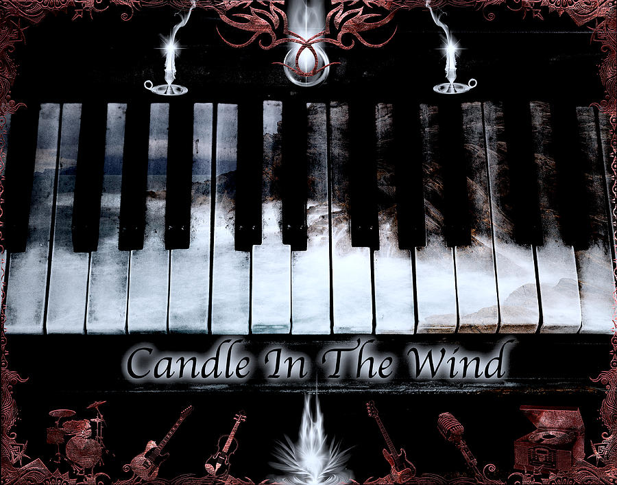 Candle In The Wind Digital Art by Michael Damiani