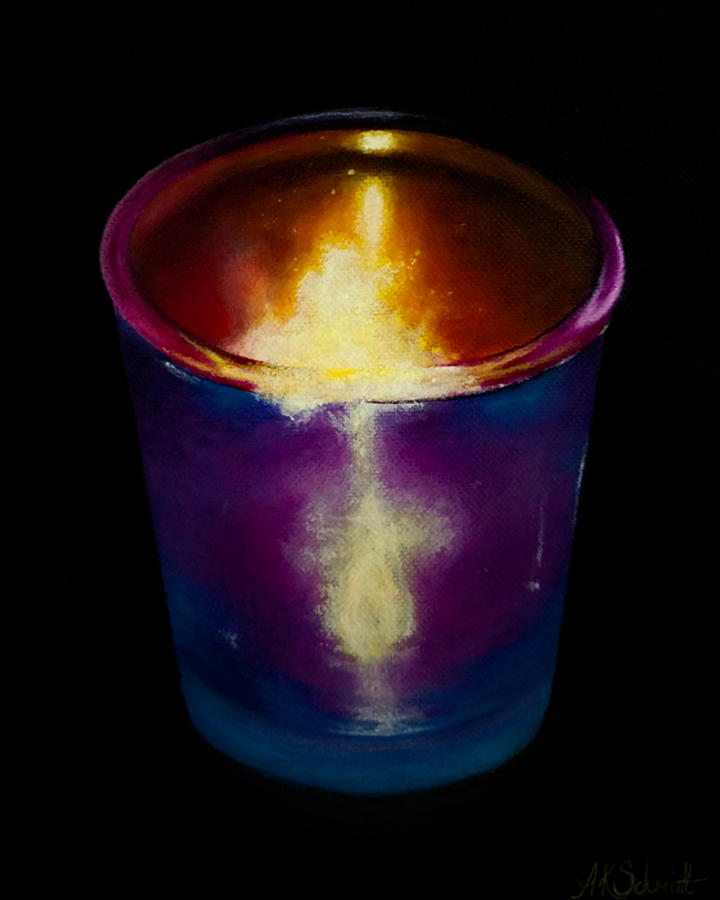 Candle Painting - Candlelight by Ashley Koebrick Schmidt