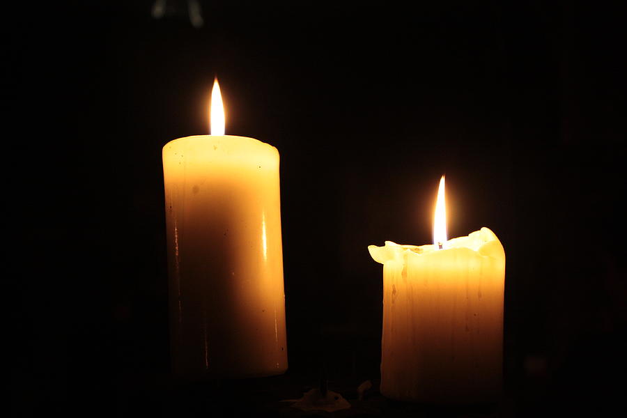 Candles in the dark Photograph by Evgeny Spark Fine Art America