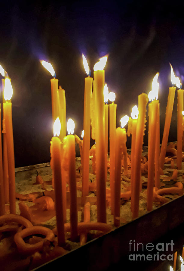 Candles Photograph by Nina Ficur Feenan