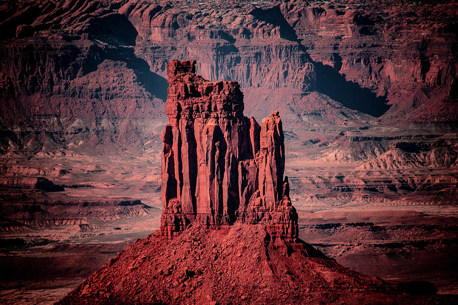 Candlestick Tower - Canyonlands N.P. Photograph by Len Bomba