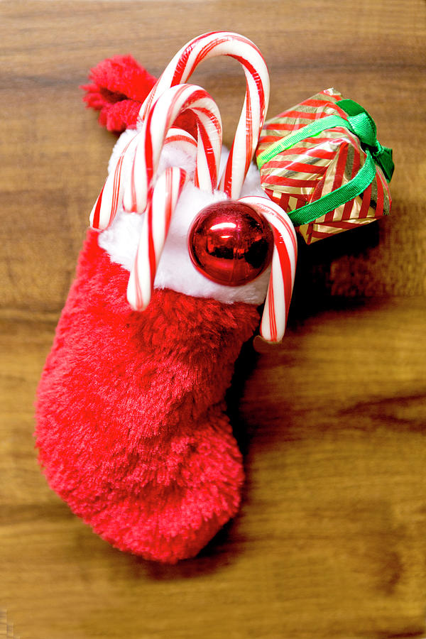 Candy Cane Christmas Photograph by Her Arts Desire