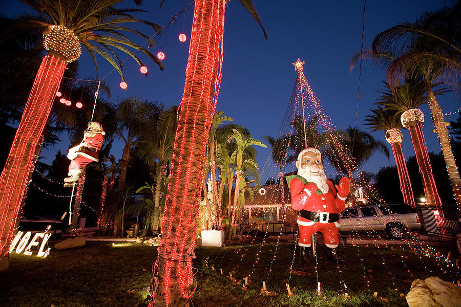 Candy Cane Lane, Woodland Hills, Los Angeles County, California