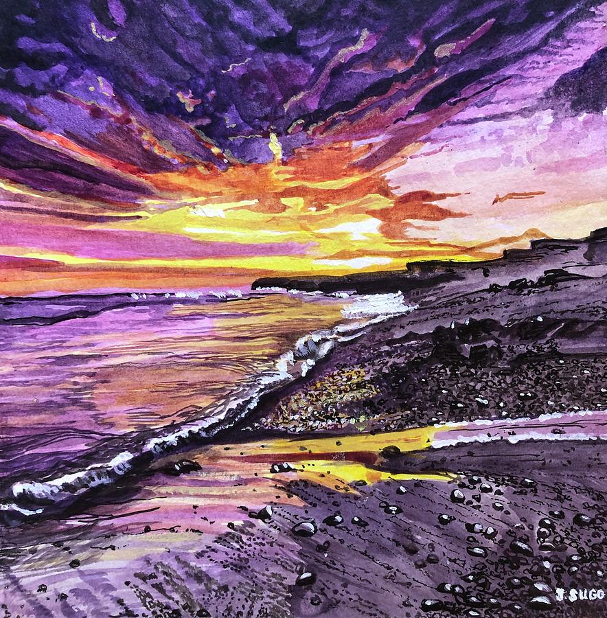 Candy Colored Sky Painting by Judy Sugg
