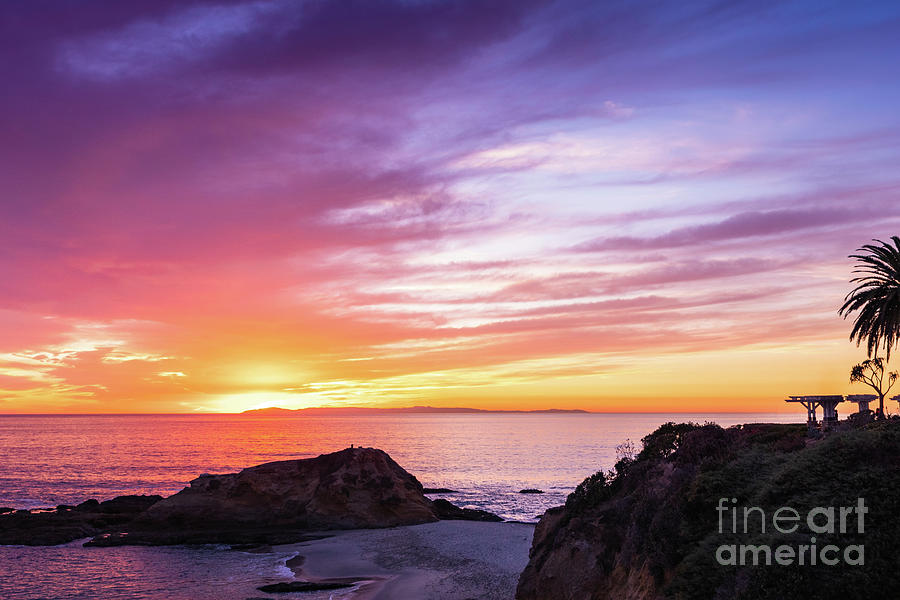 Candy Floss Sunset Laguna Beach Photograph by Abigail Diane Photography