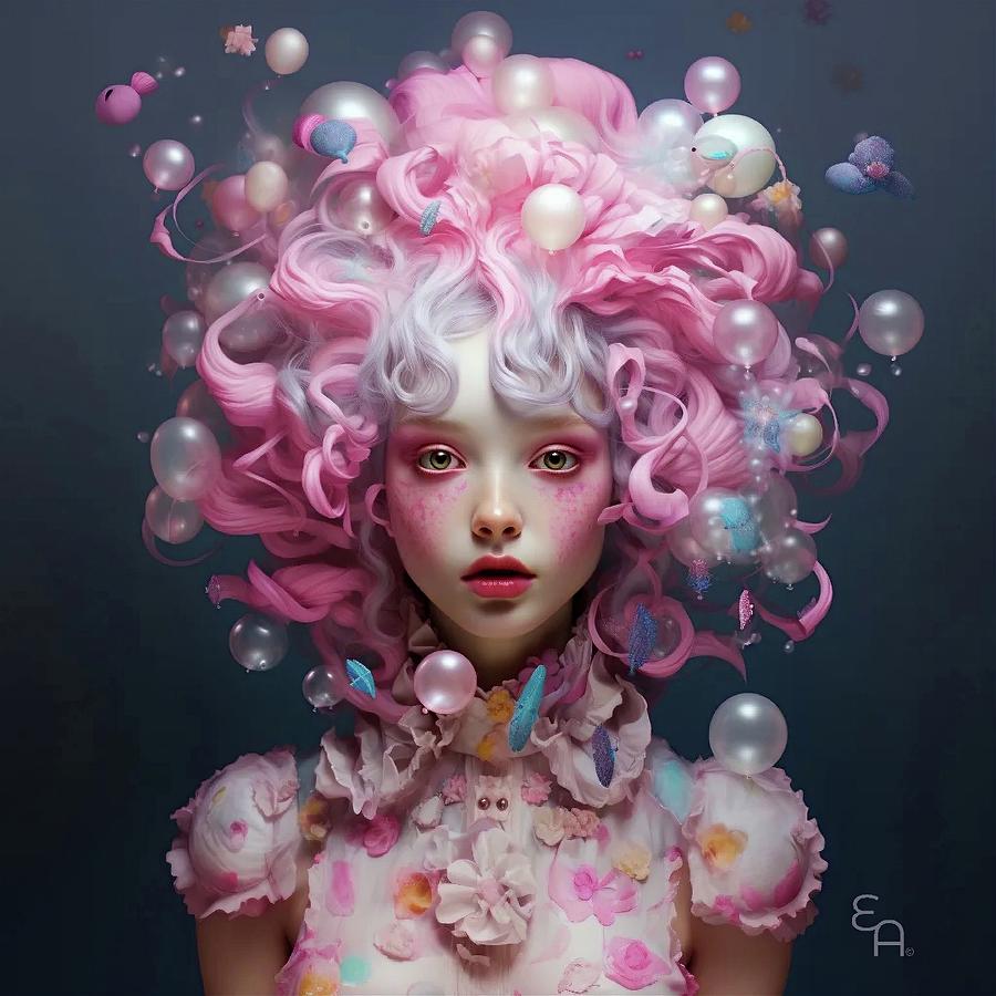 Candy Girl Digital Art by Evelyn's AI Art - Fine Art America