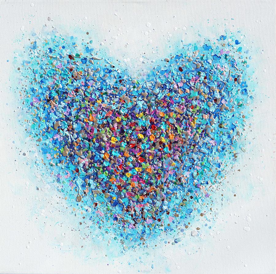 Candy Heart Painting by Amanda Dagg