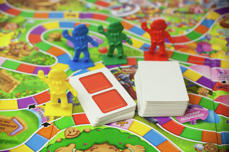 candy land board game created