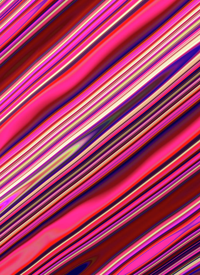 Candy Stripes Digital Art by Vickie Fiveash