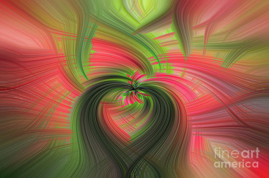 Candy Swirl Abstract Photograph by Dale Powell