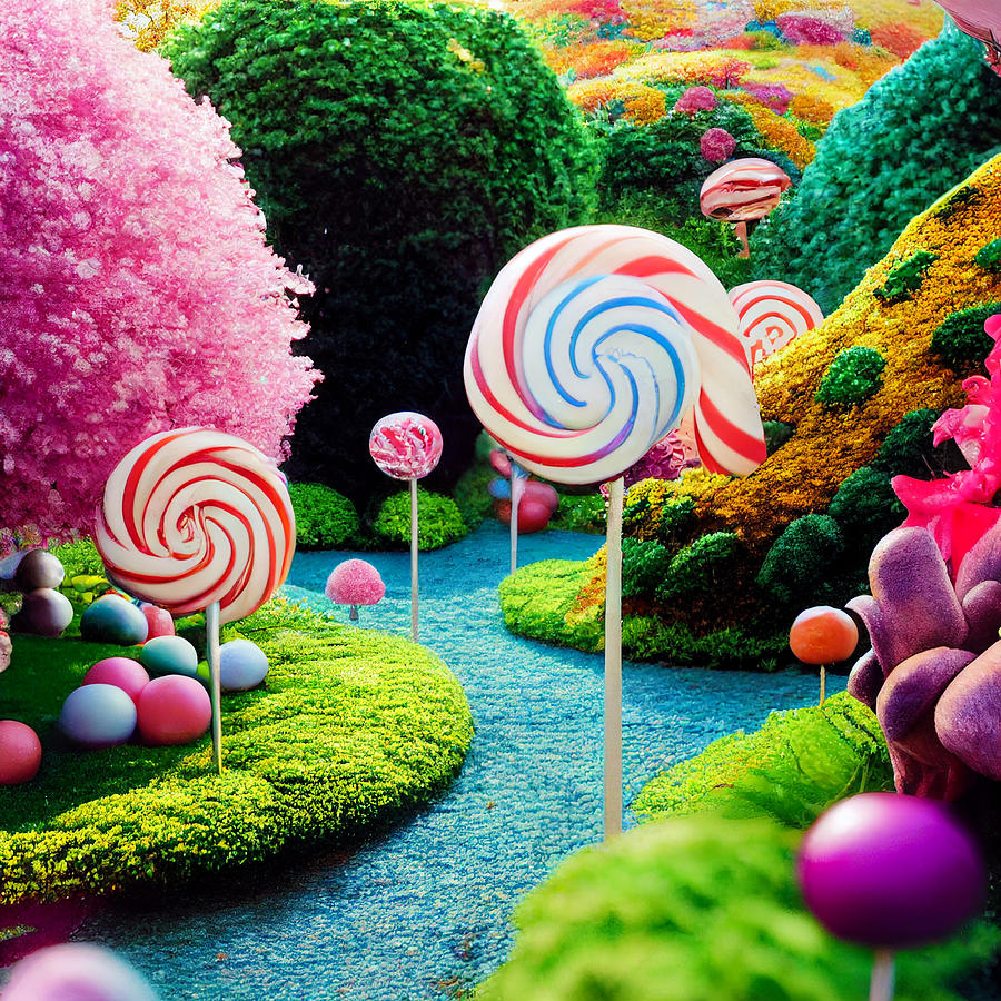 Candyland Digital Art by Mythical Designs - Fine Art America