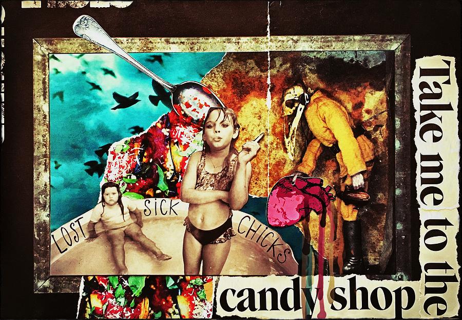 Candyshop Mixed Media by Tanja Leuenberger