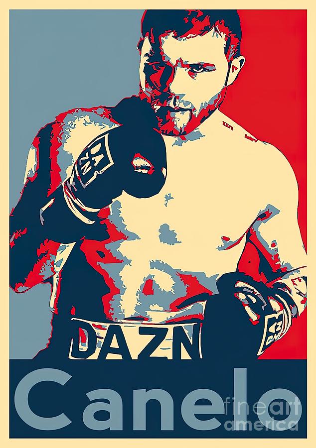 Canelo Alvarez Painting by Jessica Martin Fine Art America