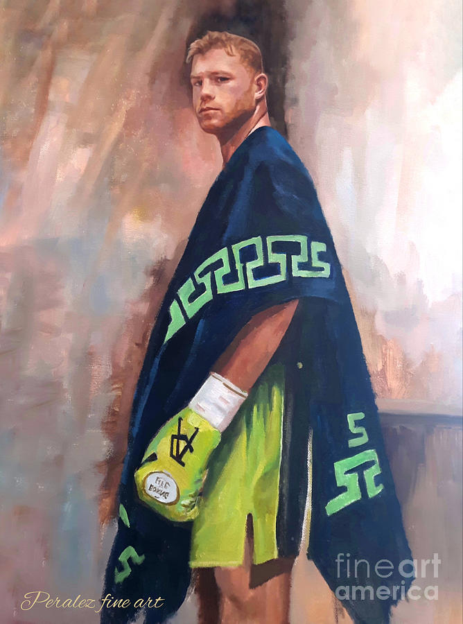 Canelo Alvarez Painting By Noe Peralez Fine Art America