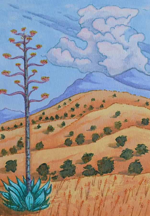 Canelo Hills Painting by Jeff Sartain